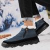 Super Warm Winter Cotton Shoes Casual Ankle Boots For Men Snow Boots
