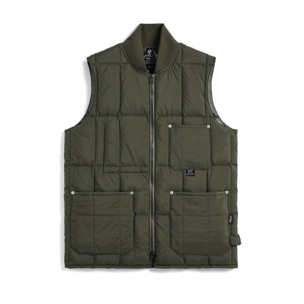 Taion Down Vest 008WZWK Dark Olive