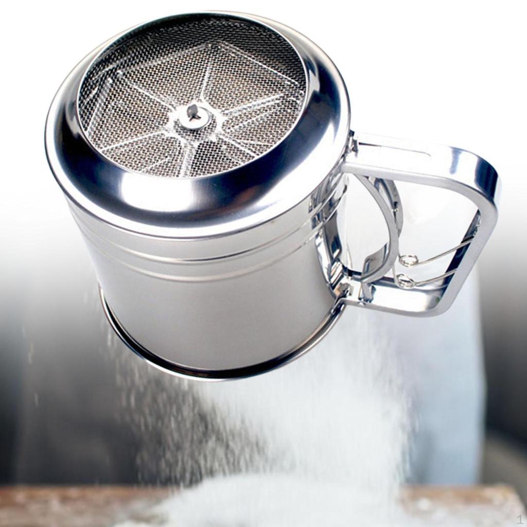 Flour Sifter Sugar Kitchen Accessories Multipurpose Fine Mesh Baking Utensils Sieve Cup for