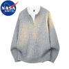 NASA MARVEL Men's Half-Zip Thickened Sweater