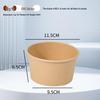 Zhaoran Thickened Disposable Kraft Paper Food Bowls