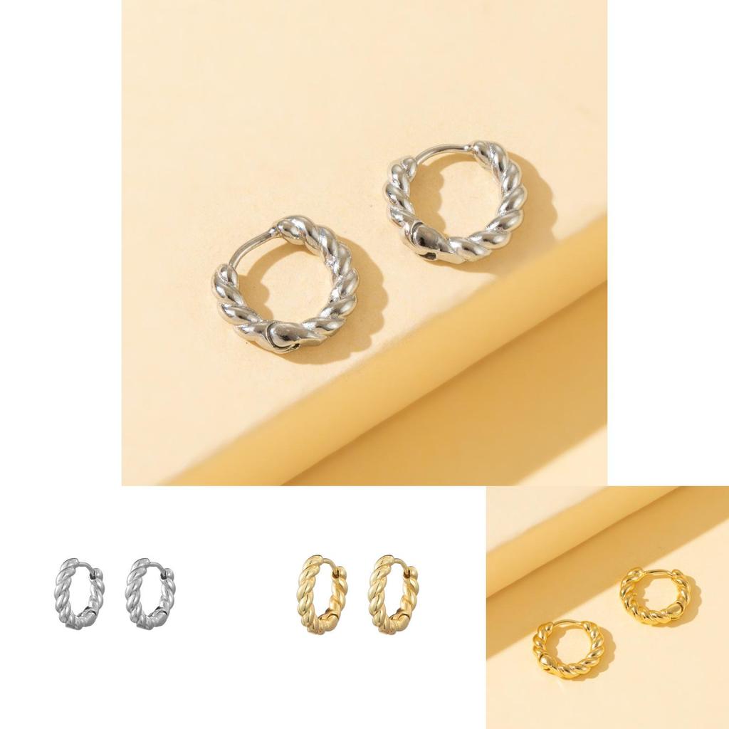 Modern Geometric Copper Earrings Unique Stylish Design For Any Event