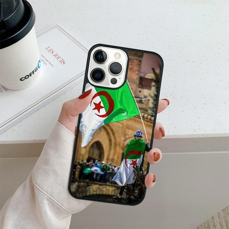 Flag of Algeria Phone Case For iPhone 17 Air 16 pro max 15 14 plus 12 13 Shell Cover coque iPhone 17pro max