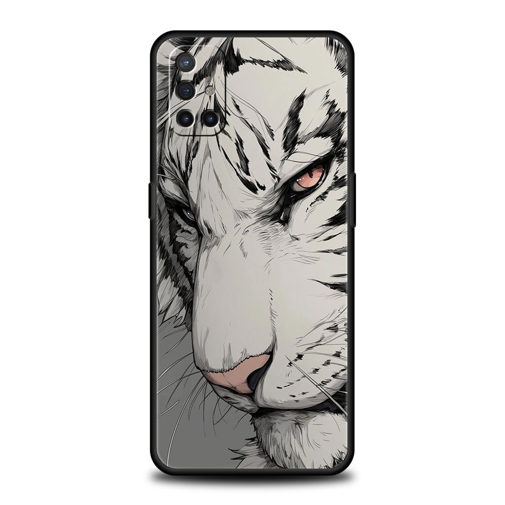 Animal White Tiger Phone Case For OnePlus 15 13 12 11 10 9 8 13T 10T 7T Pro 13R 12R 9RT 8T Nord 4 N200 2T CE 2 3 5G Lite Cover