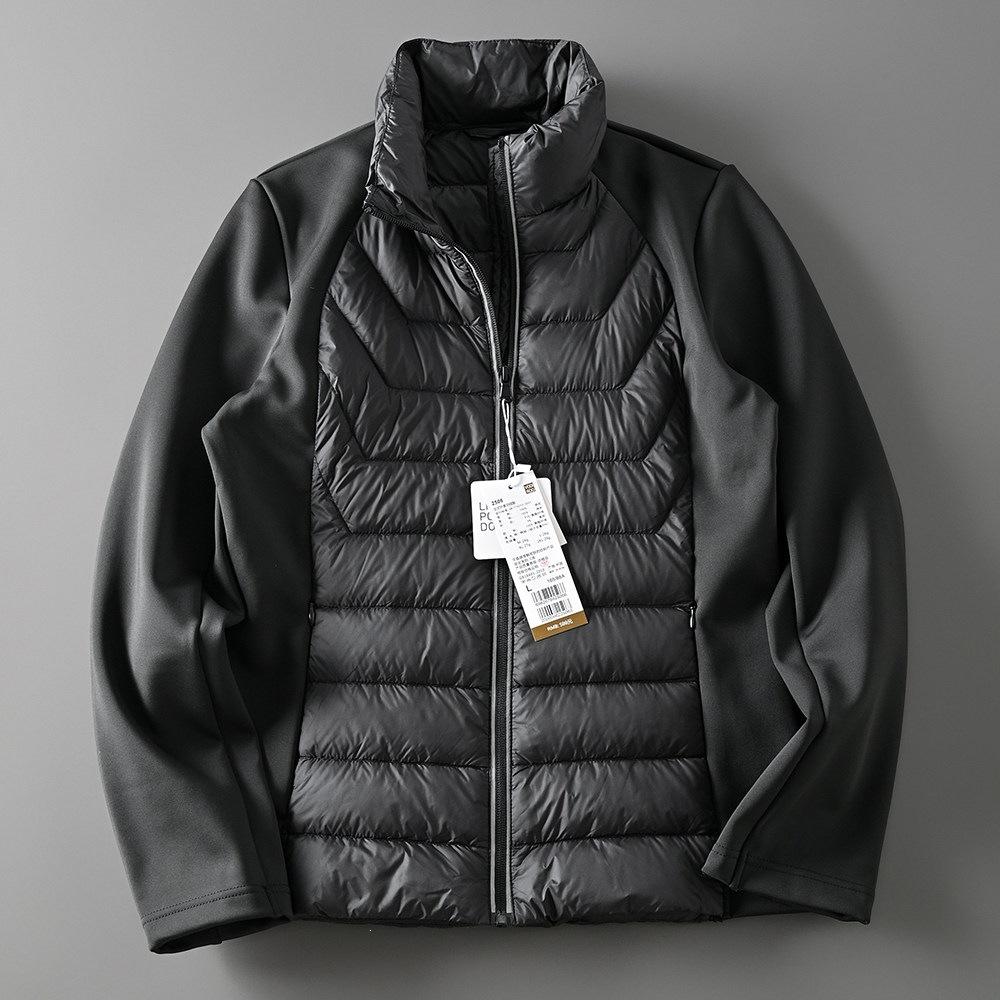 Autumn and winter white duck down stand-neck down jacket, separate, fill down, slim and thin sports style yoga jacket, down jacket
