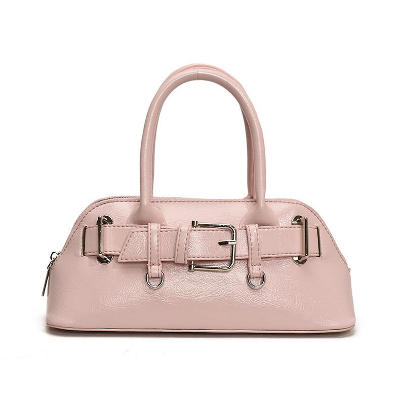 Shaped Shell Handbag Solid Color Single Shoulder Crossbody Bag Women Fashion