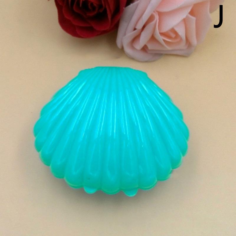 

1 шт. Ящики для хранения, портативная защитная коробка в форме ракушки, пластиковый мини-контейнер для ювелирных изделий, чехол для бусин и драгоценных камней, домашняя организация J