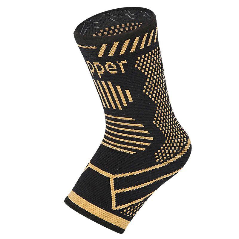 Sportovní kotníková ortéza Měděný iont Kotníková ortéza Basketbal Běh Pletená Tlaková kotníková ortéza Proti podvrtnutí Elastická kotníková ortéza