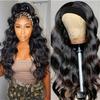 African Wave Headband Wig Women Long Curly Synthetic Hairpiece Natural Look Heat Resistant Fiber Any Face Shape