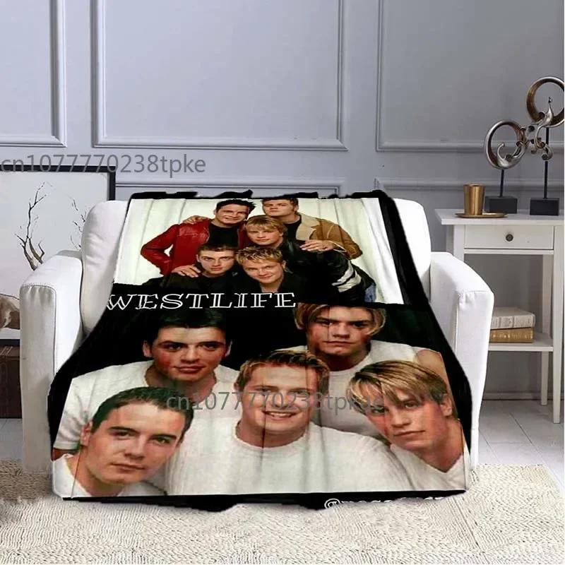 Irland Westlife Klassisches Poster Gedruckte Decke, Überwurfdecken, für Sofa Bett Büro Auto, Geburtstagsgeschenk,Decke