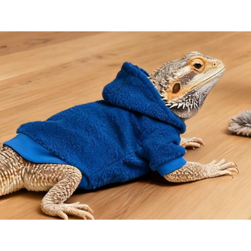 Pet Reptile Hoodie T-Shirt Lizard Walks Outdoor Costume Lightweight Apparel Universal Fit