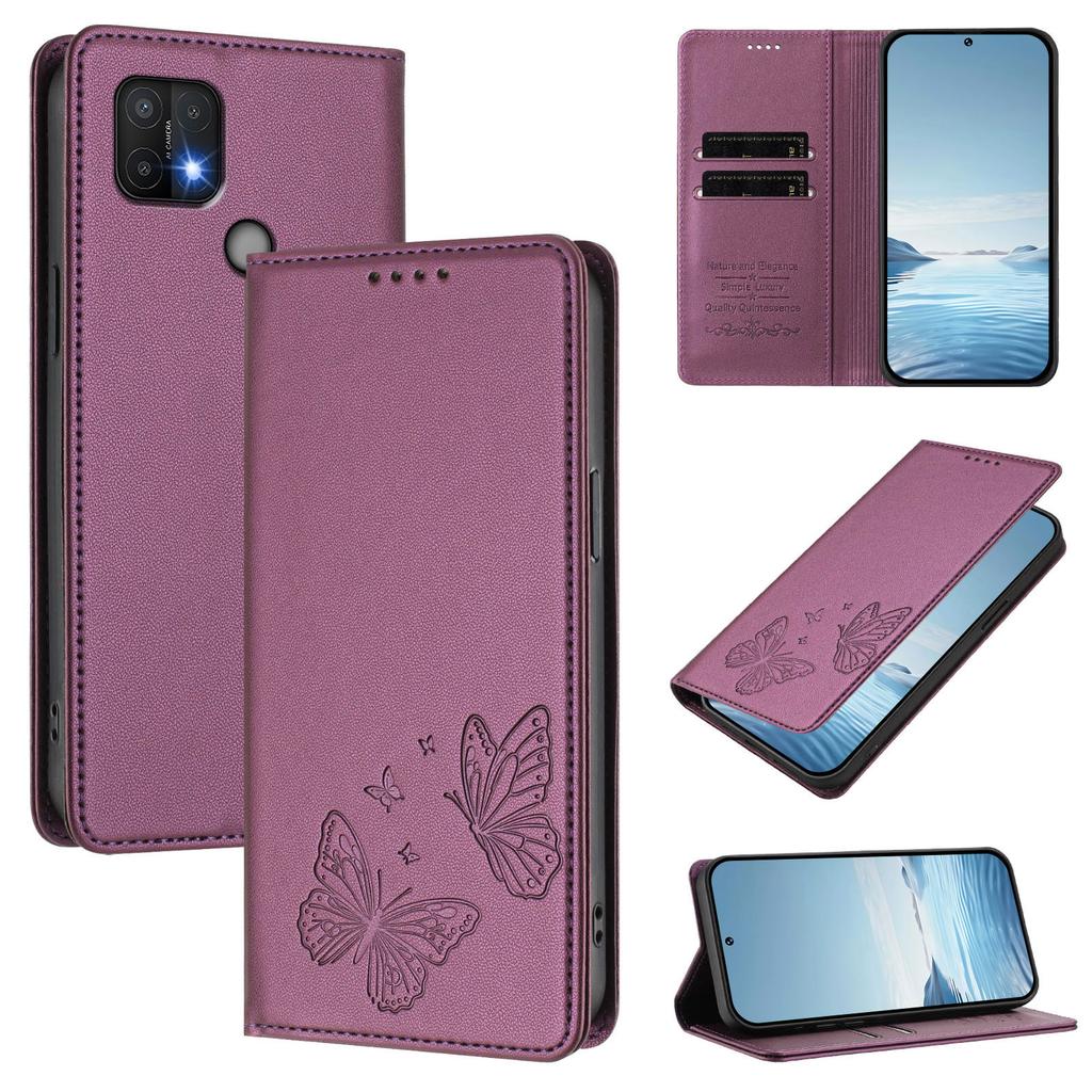 Fashion Luxury Leather Flip Wallet Case Anti Drop Card Slot Stand Full Shockproof Protection For OPPO A16K A16e A16s A16 A15s A1