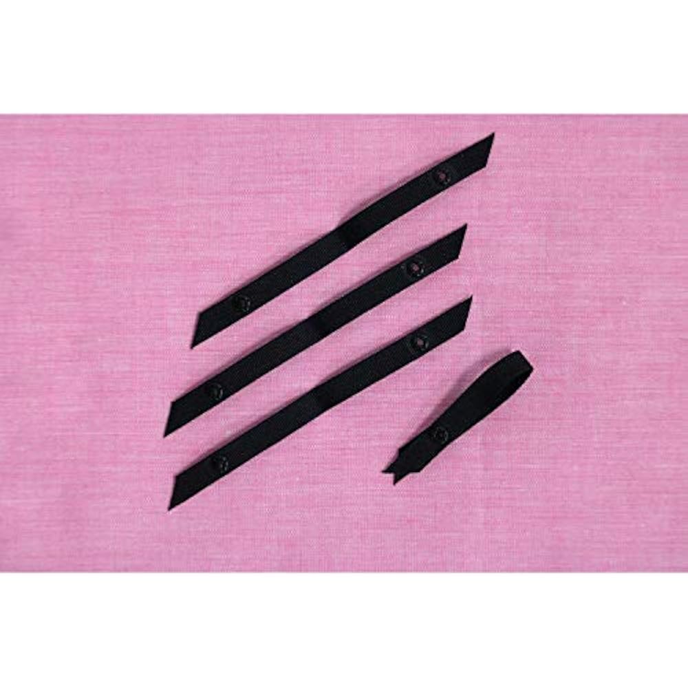 Clover Shoulder Snapper, Pack of 2, Black 26-015