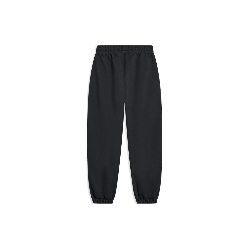 Li Ning Sports Life Collection Knitted Sweatpants Men's Black AKLT411-1