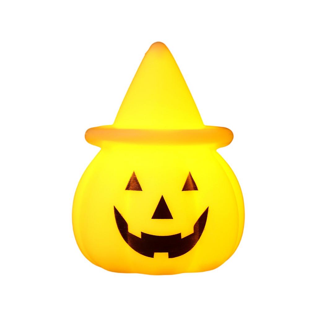 Halloween Pumpkin Skeleton LED Night Light Ghost Shaped Decorative Atmosphere Lamp for Party Tabletop Home Decor