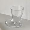 Creative Boot Shape Glass Cup, 300ml Novelty Boot Tumbler for Whiskey Beer Juice Coffee, Unique Home Bar Gift