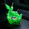 Lightweight Storage Dish 3D Printed Fantasy Dragon Ring Tray Gothic Coaster for Keys