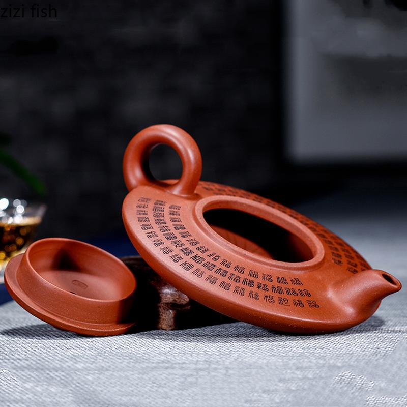 140ml China Yixing Zisha Teapot Purple Clay Pot Home Handmade Kettle Teaware Purple Clay Teapot Tea Utensils Tea Making Tools