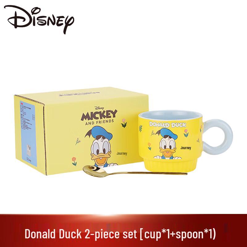 Disney Donald Duck Ceramic Mug & Spoon Set