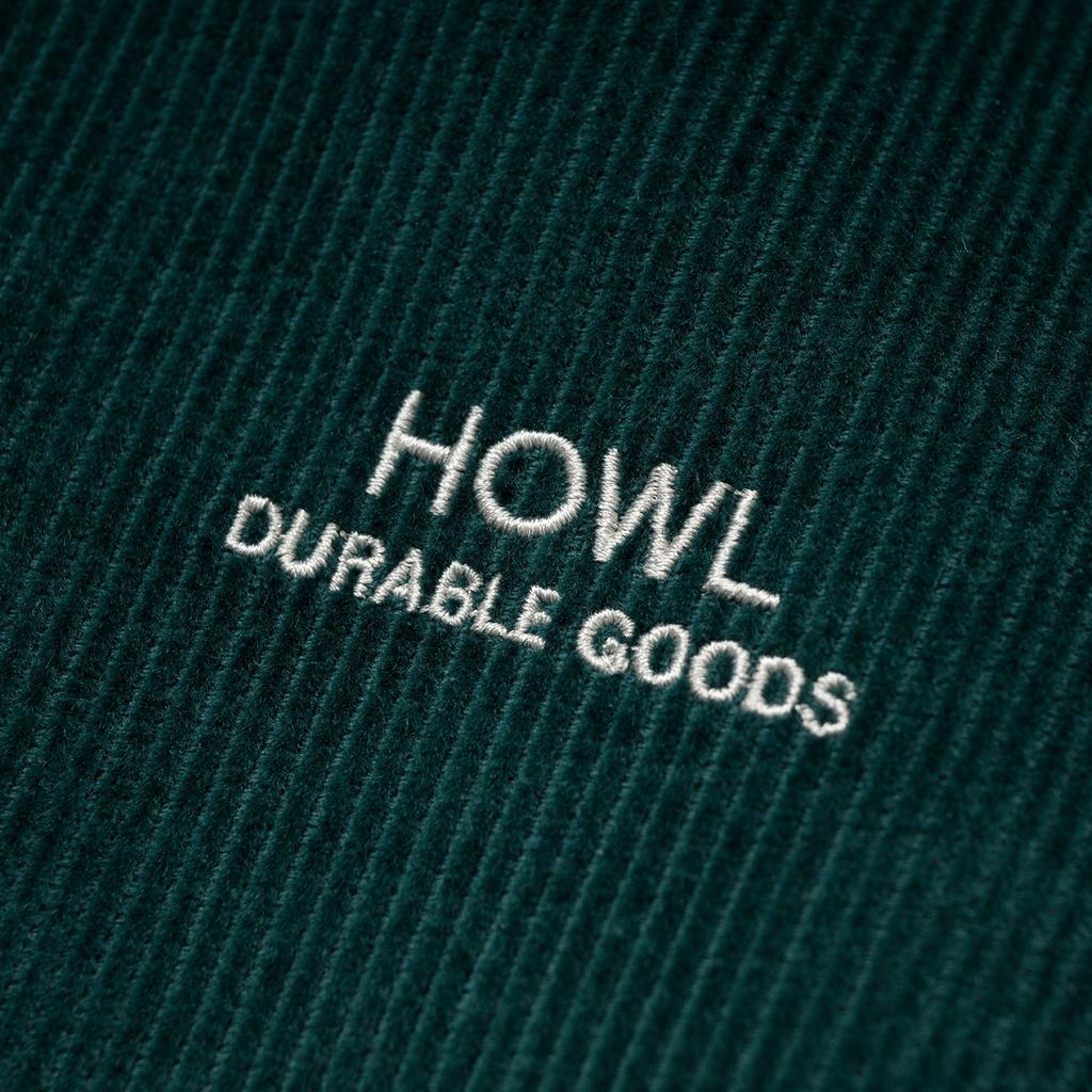HOWL SUPPLY Corduroy Half Zip Green 25/26