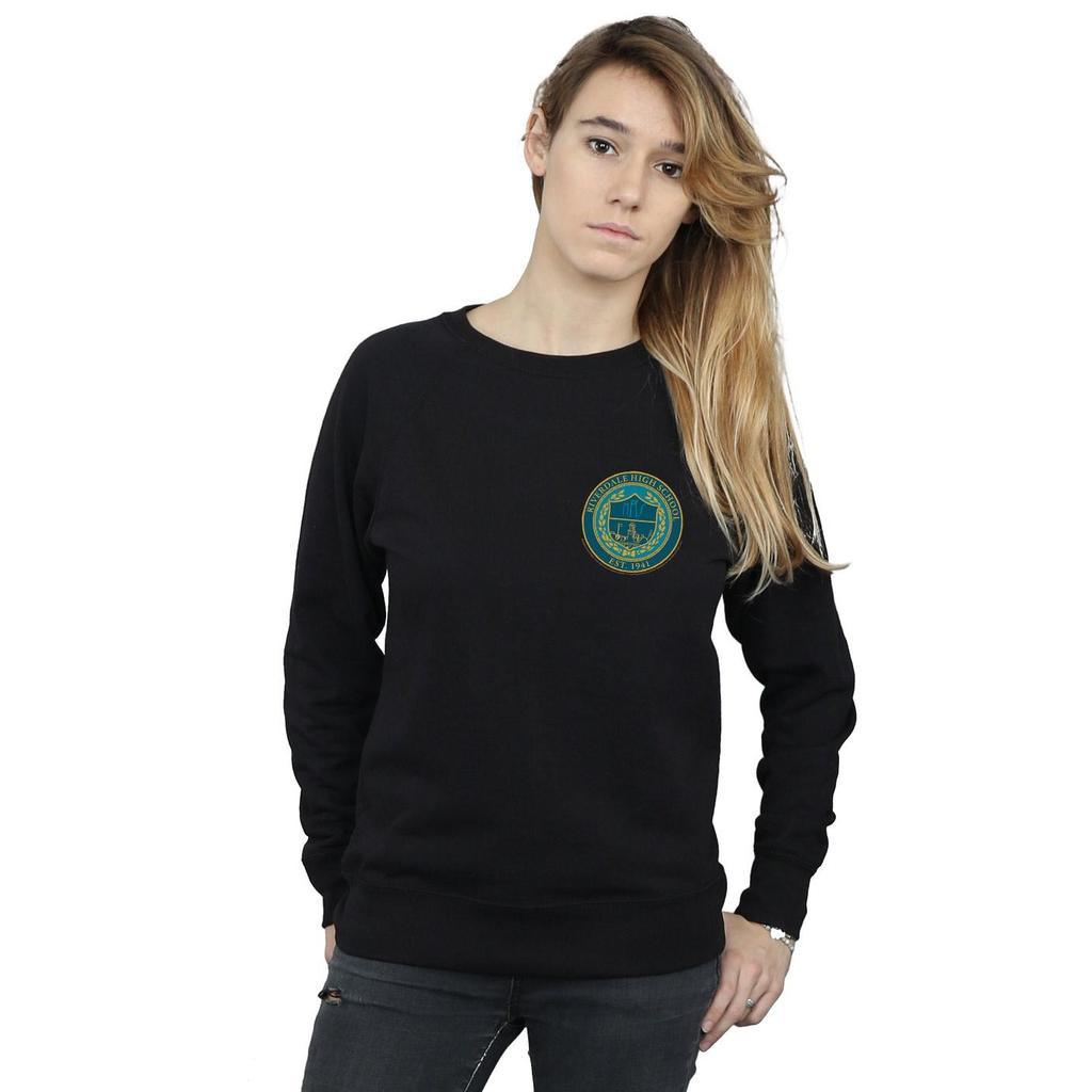 Riverdale Womens/Ladies High School Crest Breast Print Sweatshirt