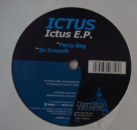 

12inch Record ICTUS - Ictus EP DB006 Dirty Blue Reco 2003 UK Dance & Electronica Used