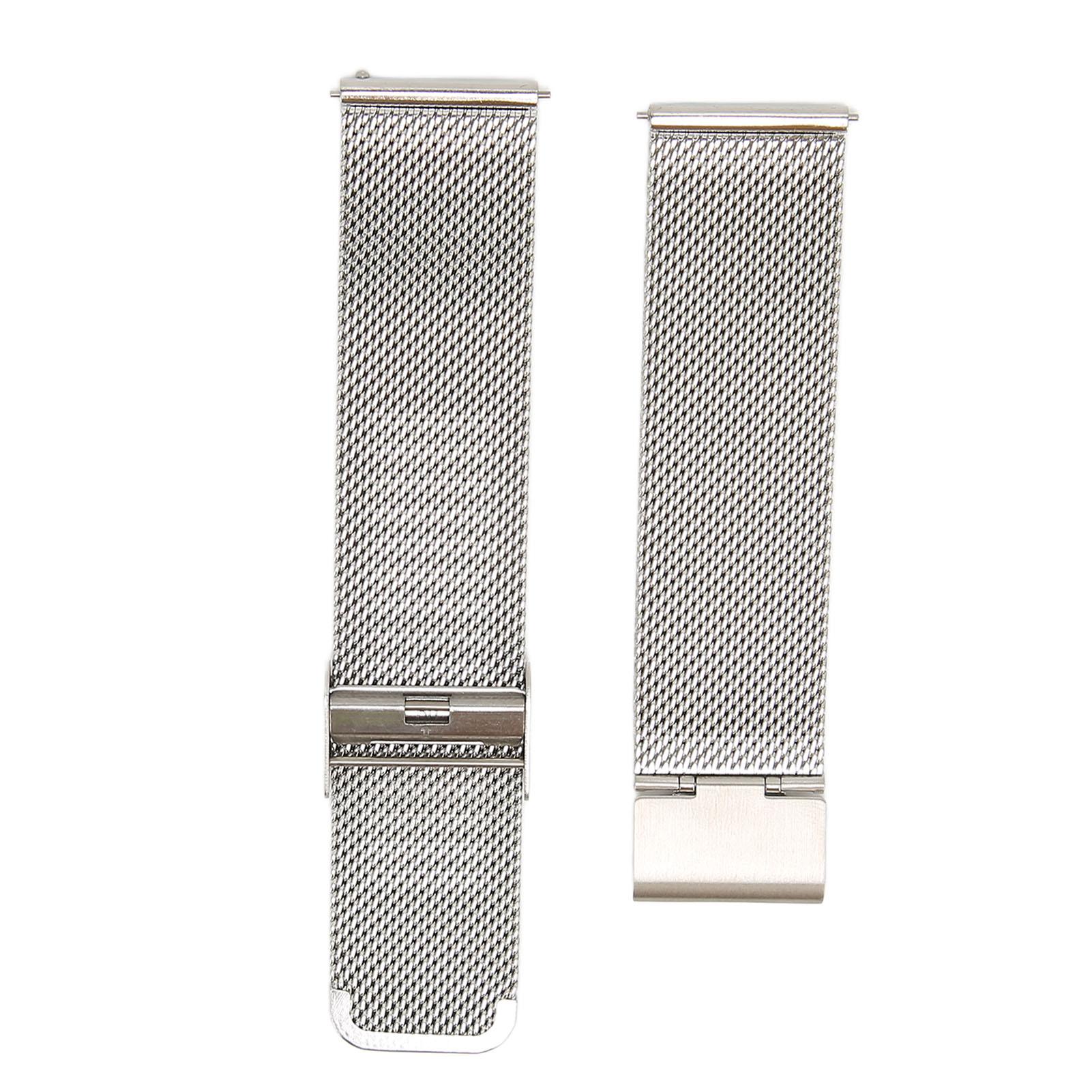 

22mm Stainless Steel Watch Bands Mesh Woven Watch Straps Quick Relse Watch Wristband with Buckle for GTR 3