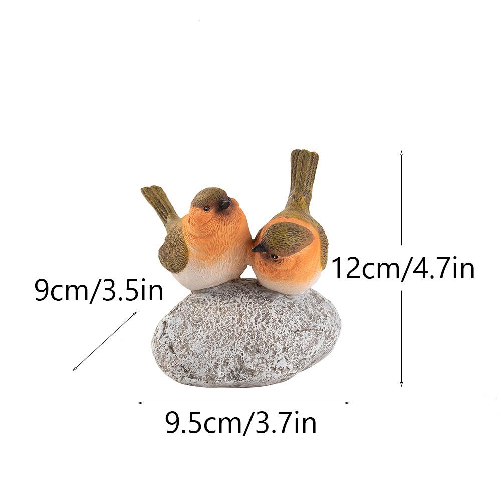 Bird Resin Ornaments Garden Statues Sculptures Home Courtyard Outdoor Garden Landscaping Decoration Yard Garden Decor