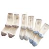 Winter Explosive Cartoon Bear Wool Socks Ab Thickened Fleece Warm Socks