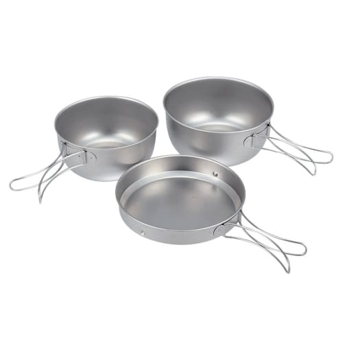 

Набор посуды Snow Peak из чистого титана, 3 предмета STW-001T