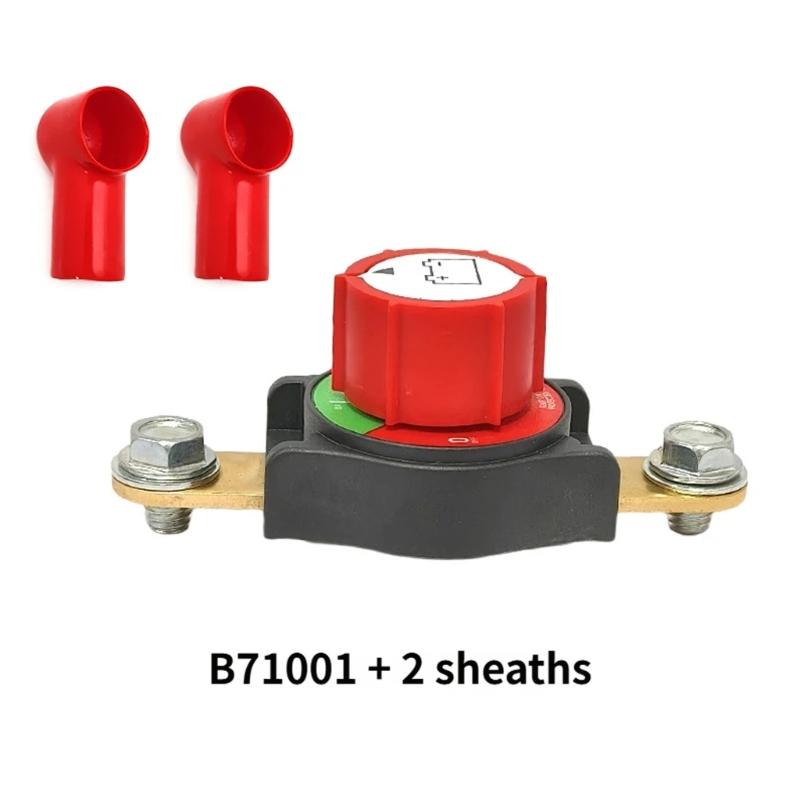 Side Mount Battery Disconnect Switches For Easy Installation In Compact Spaces Ideal For Cars Boats And Motorhome With 300A Current Capacity