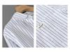Men's Japanese Striped Cotton Shirt: High-End, Versatile, Long Sleeve for Spring