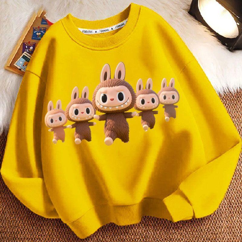 Children's Casual Round-neck Sweatshirt, Fashionable Long-sleeved Sweatshirt for Boys and Girls In Spring and Autumn