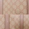 GUCCI Boston bag 216484 pink beige GG Supreme Canvas Women Used