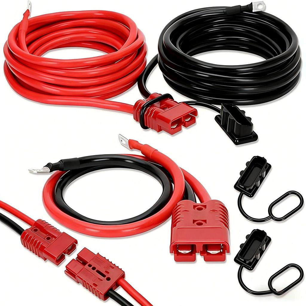 Winch Quick Disconnect Power Cable 7/24 ft - Car Winch Modification Connection