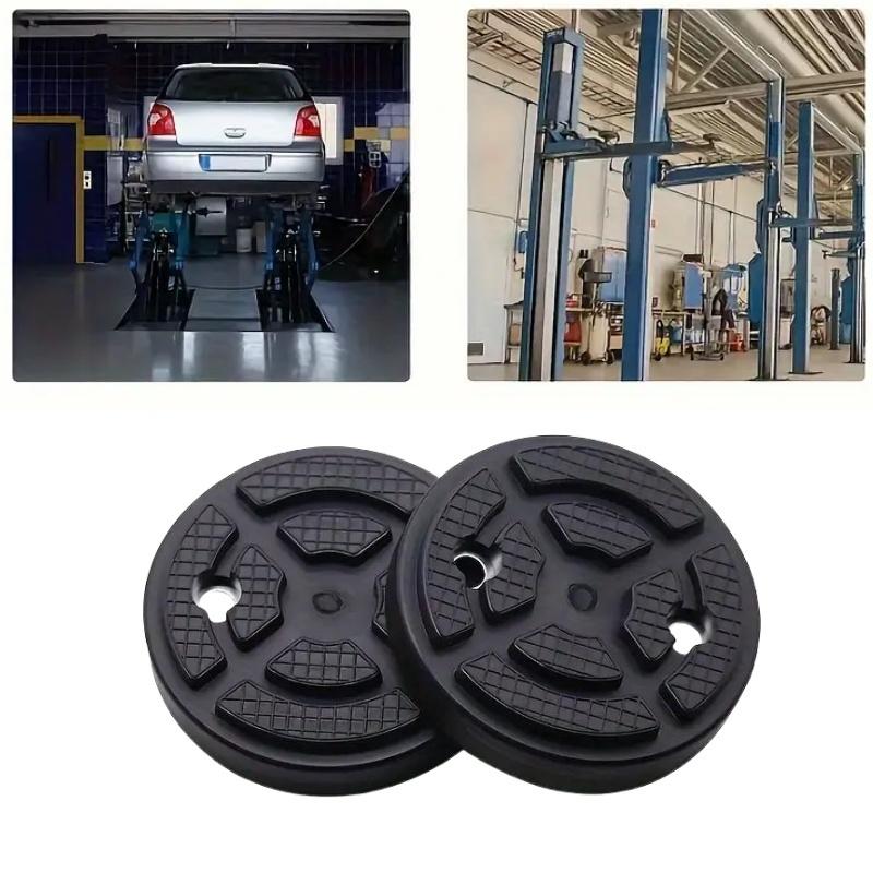 2pcs Car Jack Pads Automotive Rubber Lift Pad Adapters Double-ColumnLifting Equipment Bumper Accessories Replacement Parts