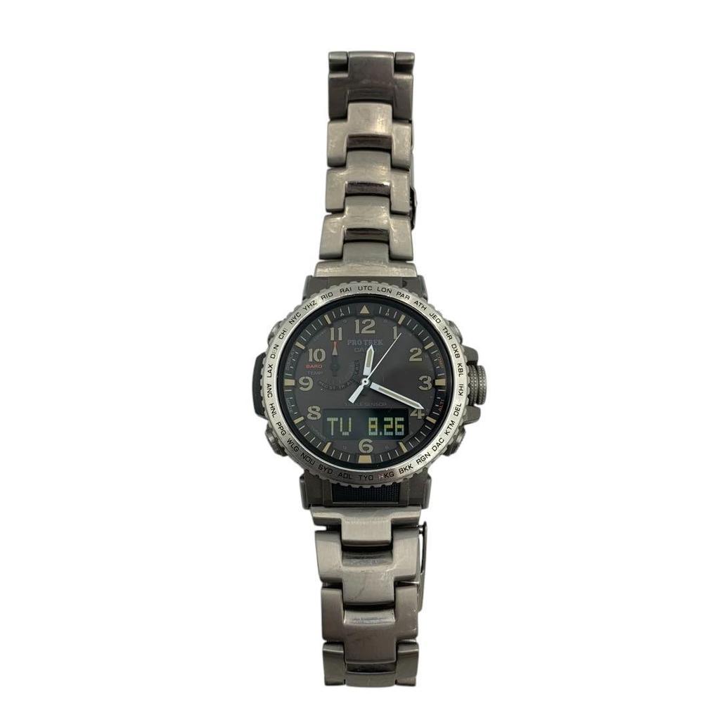 Used CASIO PRO TREK Solar Charging System Men's Watch