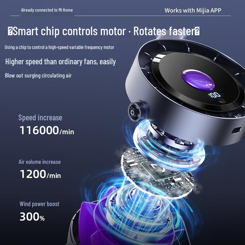 2025 Rechargeable Desktop Fan for Home, Office, Dormitory, Bedroom - Wall-Mountable & Hole-Free Design