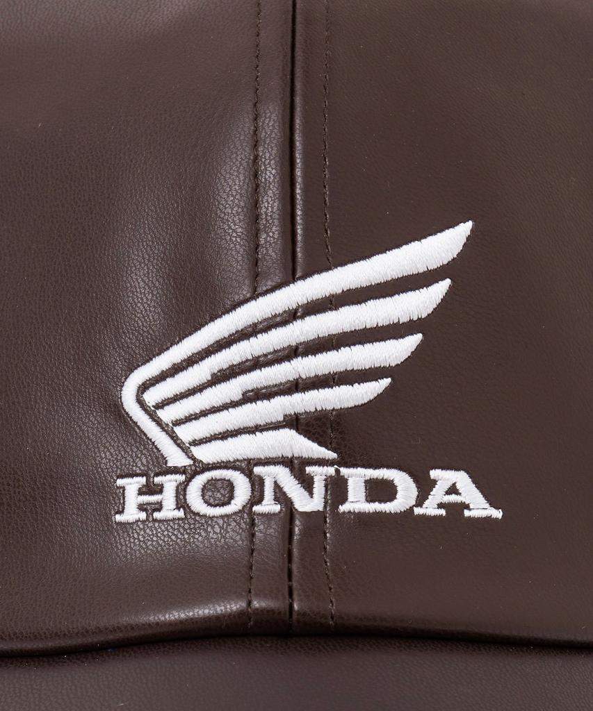 PHYPS MOTORCYCLE Engineered Leather Ball Cap Brown