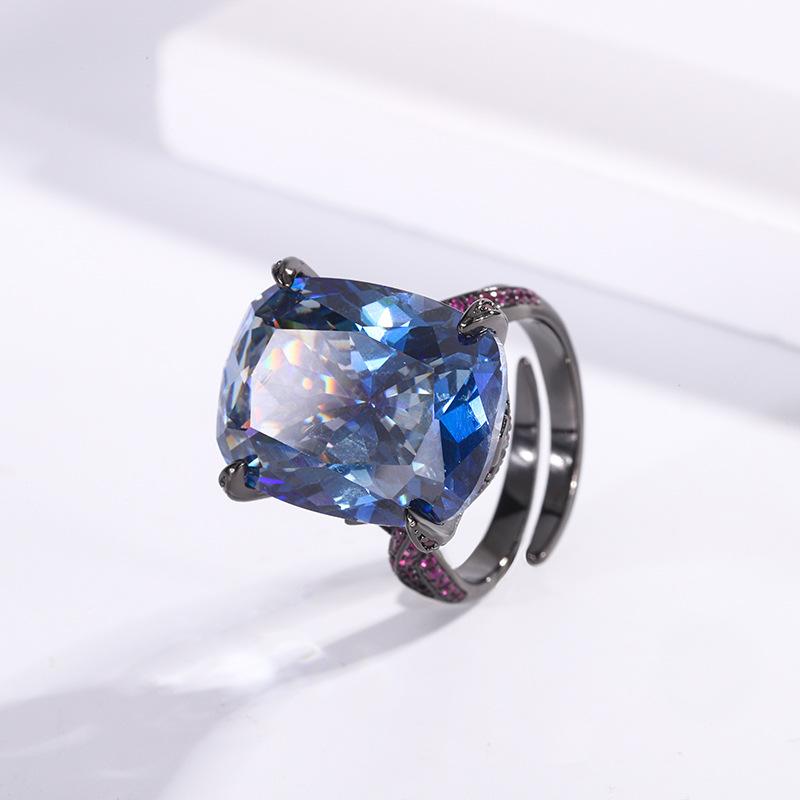 

Ювелирные изделия Имитация Красный Корунд Огранка Птичье Гнездо Черное Золото Ретро Набор 15 * 20