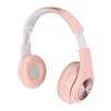Bluetooth Headset Noise Reduction Foldable Over Ear Wireless Headphone with Colorful Light for Phone Laptop