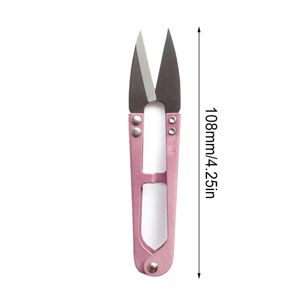 Mini Scissor High-carbon Steel U Shape Sewing Snips Cutting Tools Thrum Yarn Clippers Trimming Nipper Household Items for Home