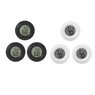3-pack Känslig Mini Digital Temperatur- och Fuktighetsmätare, Fuktighetsmätning Stabil och Noggrann Hygrometer