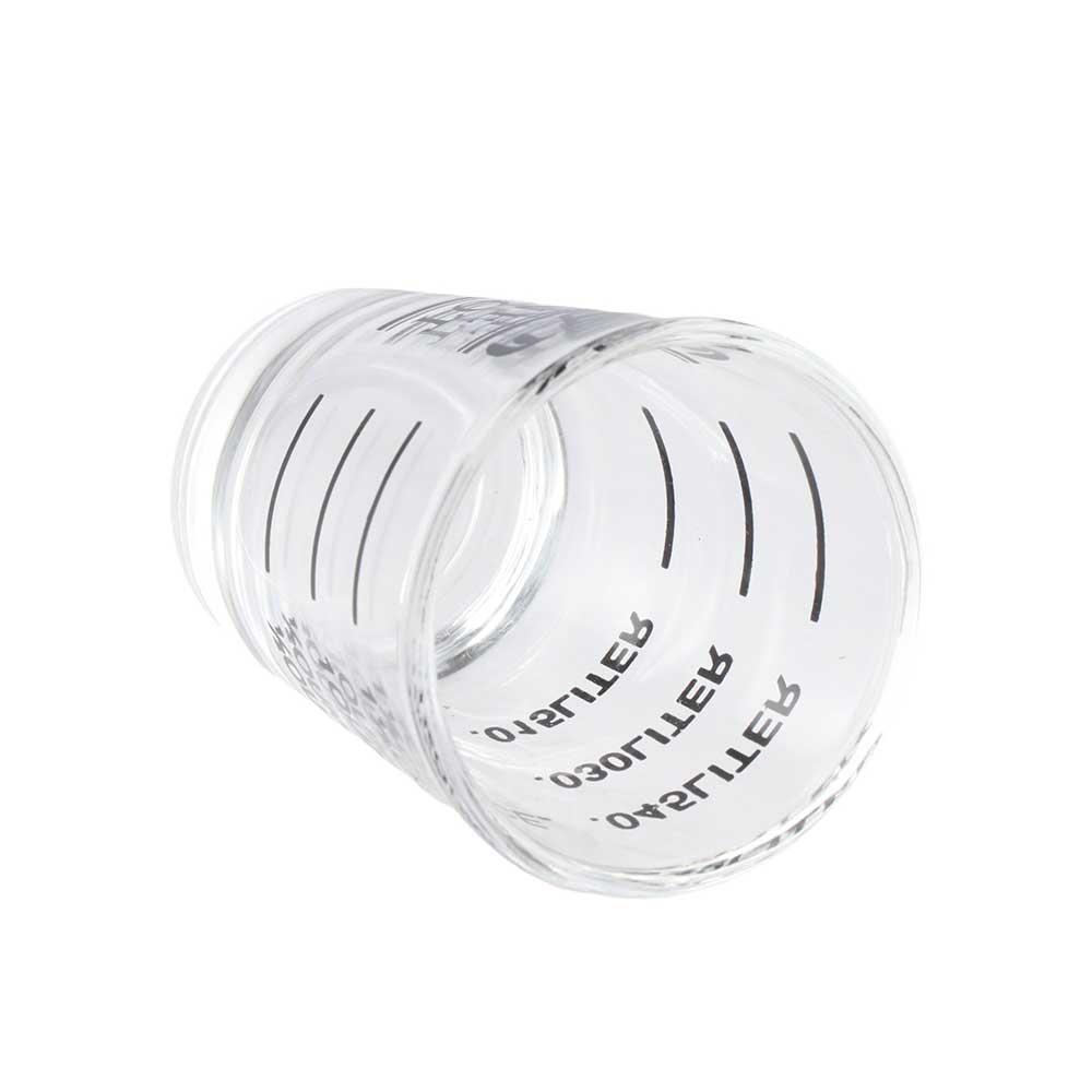 1,5 oz / 45 ml Hitzebeständiger Messbecher mit Skala, Robuster Jigger, Barkeeper-Werkzeuge, Schnapsglas