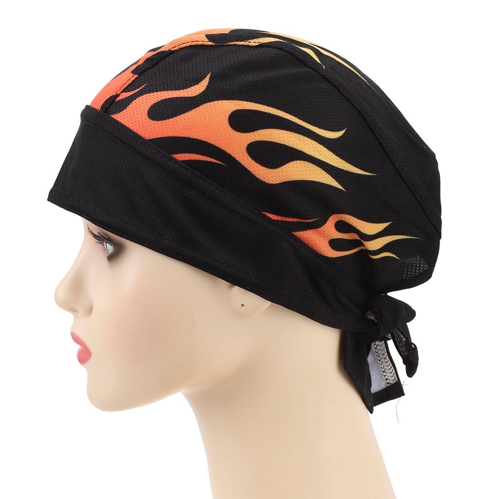Cycling Head Scarf Cap Breathable Polyester Cycling Head Wraps Lightweight Foldable Cooling Helmet