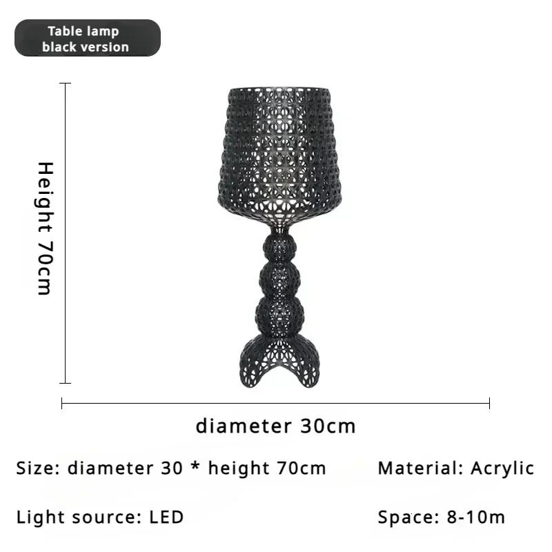 

Italian designer s creative hollowed out floor lamp with living room feel, bedroom sofa decoration, atmosphere light Cold light