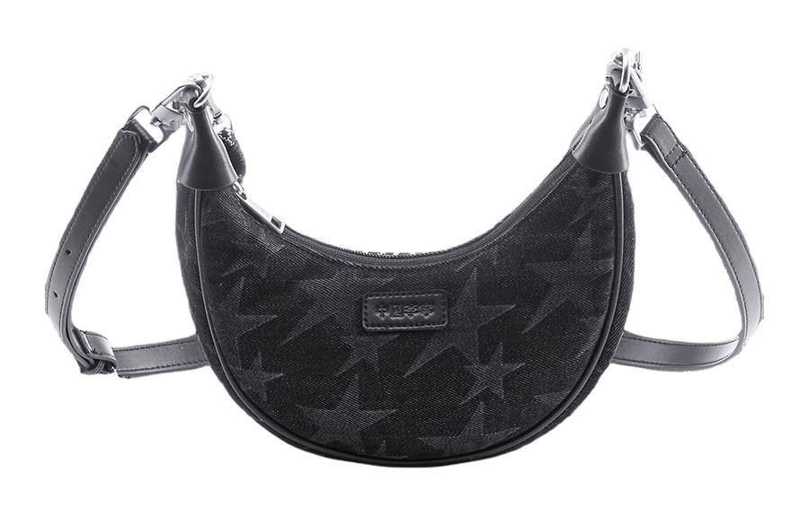 Li Ning Cotton Shoulder Bag, Crossbody Bag Regular Women s Black ABDU056-1