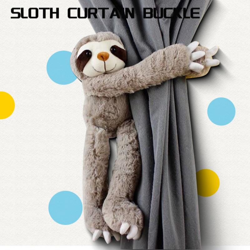 

Ленивец занавеска пряжка кукла лесной зверь мультфильм занавеска веревка плюшевая кукла плюшевая игрушка серый