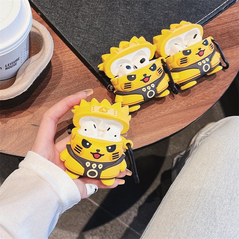 Hokage Naruto Pikachu Is Suitable for AirPods Pro1 Generation Protective Case 1 Generation Pro1 Apple Bluetooth Headset Case