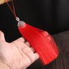 2Pcs Polyester Silk Tassel 15CM Handmade Soft Tassels Hanging Rope Pendant Tassel For DIY Crafts Jewelry Making Decoration